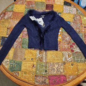 Betsey Johnson Navy Cardigan